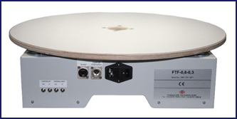 小型、ハイエンドタイプ　EMC用ターンテーブル(FTF-0.6-0.3)